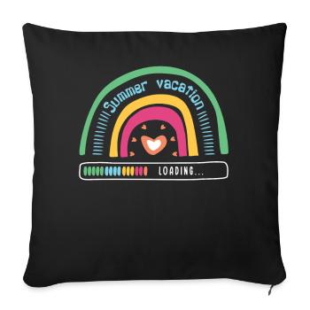 Bye School Out Happy Last Class Summer Vacation - Sofa pillowcase 17,3'' x 17,3'' (45 x 45 cm) - black - Front
