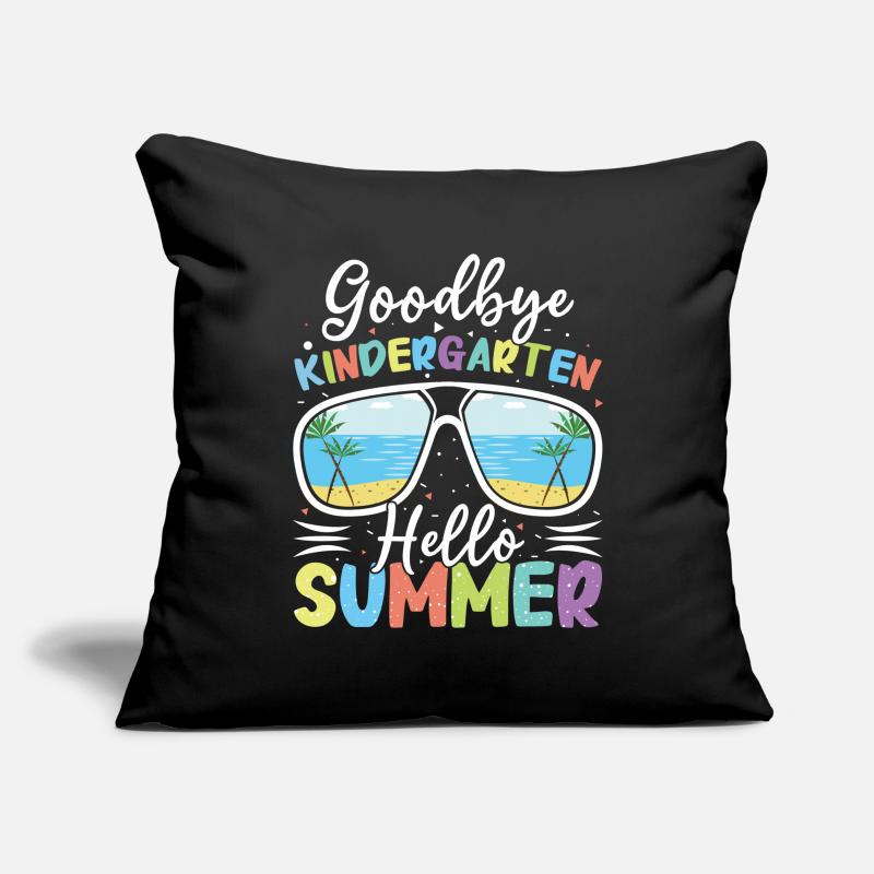 Bye Kindergarten Last Class Day Hello Summer Beach Sofa pillowcase 17,3'' x 17,3'' (45 x 45 cm)