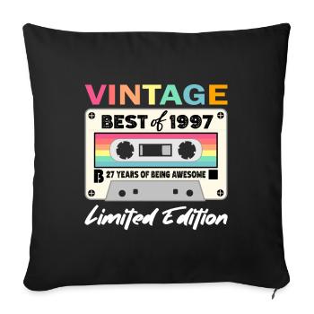 Best of 1997 - 27th Anniversary Limited Edition - Housse de coussin décorative 45 x 45 cm - noir - Devant