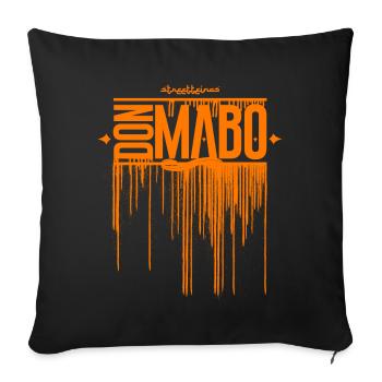 Don Mabo x Streetteinas Official Merch Graffiti - Sofakissenbezug 45 x 45 cm - Schwarz - Vorne