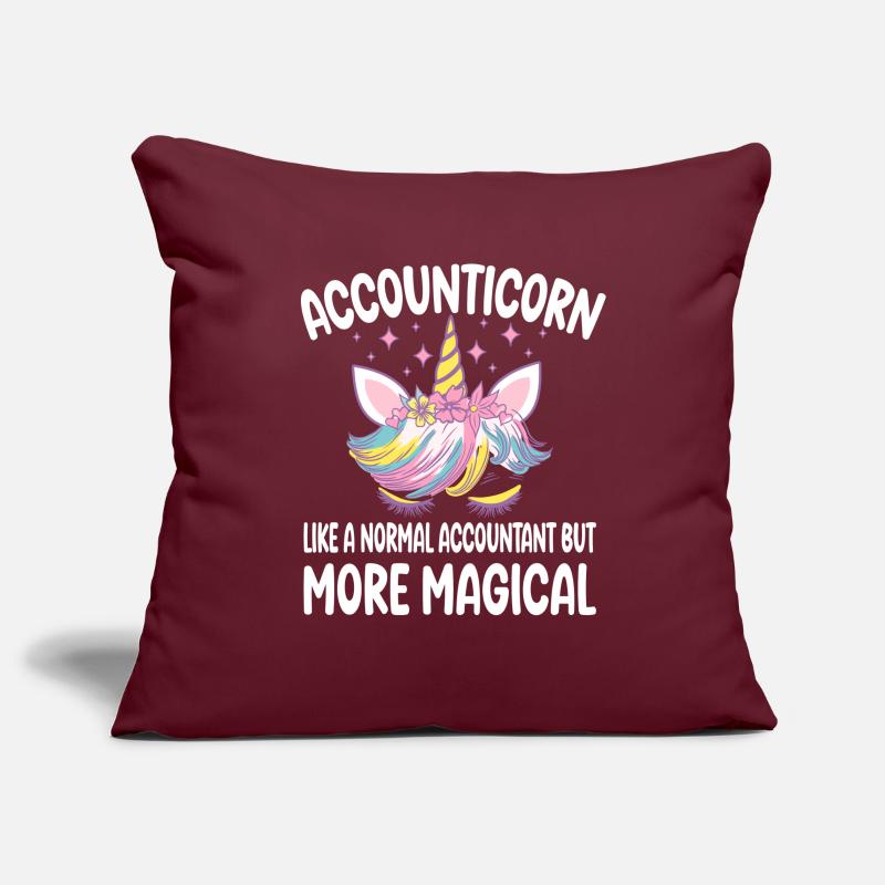 Comptabilité Comptable comme un comptable normal Housse de coussin décorative 45 x 45 cm