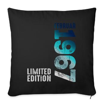 Limited Edition February 1967 Legendary Since - Sofa pillowcase 17,3'' x 17,3'' (45 x 45 cm) - black - Front