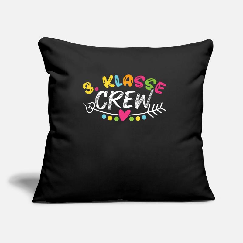 3rd Grade Crew Elementary School School Sofa pillowcase 17,3'' x 17,3'' (45 x 45 cm)