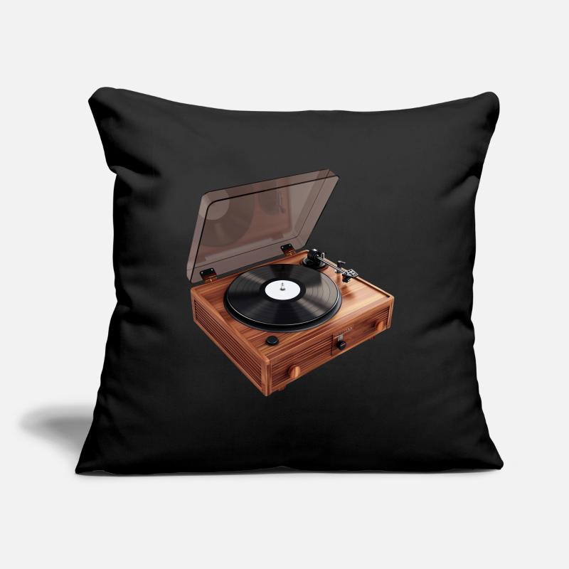 Classics on Record: A Two-Dimensional Illusion Sofa pillowcase 17,3'' x 17,3'' (45 x 45 cm)