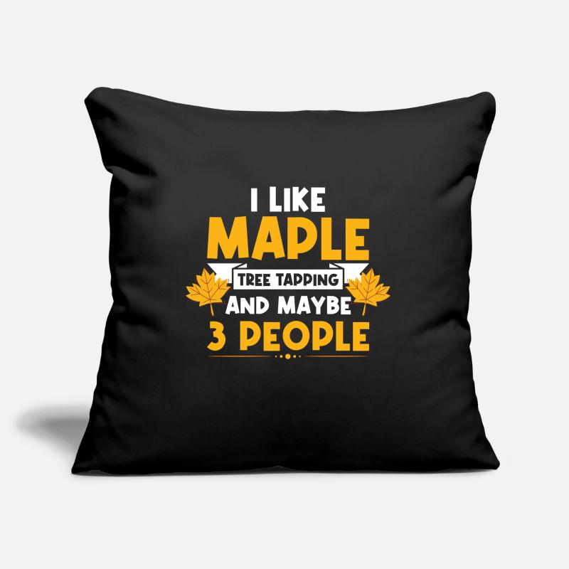 I Like Maple Tree Tapping Maple Tree Maple Leaf Sofa pillowcase 17,3'' x 17,3'' (45 x 45 cm)