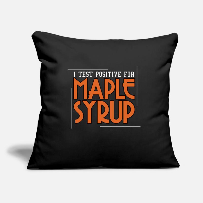 Positive Maple Syrup Tapping Tree Maple Leaf Sofa pillowcase 17,3'' x 17,3'' (45 x 45 cm)
