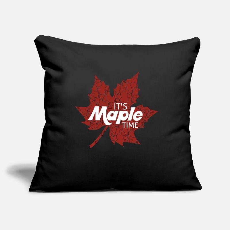 It's Maple Time For Tapping Maple Tree Maple Leaf Sofa pillowcase 17,3'' x 17,3'' (45 x 45 cm)