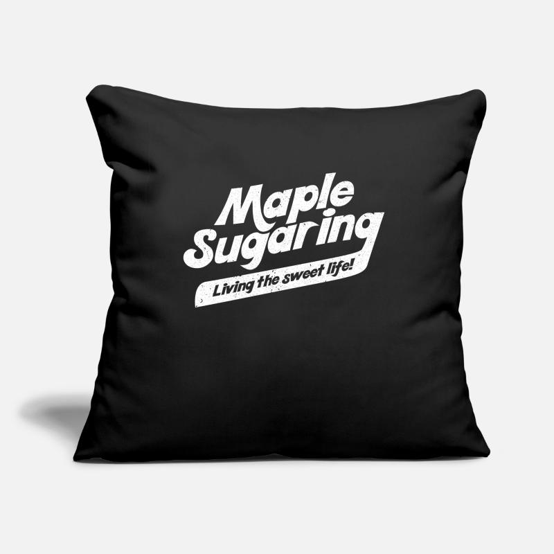 Maple Sugaring Maple Tapping Sofa pillowcase 17,3'' x 17,3'' (45 x 45 cm)