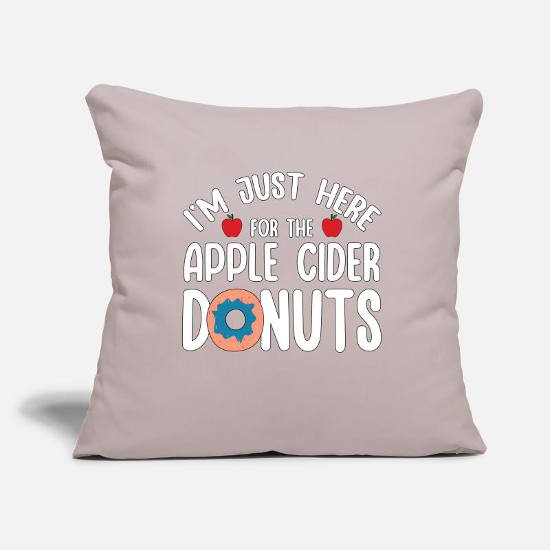 I'm Just Here For Apple Cider Donuts Apple Picking Sofa pillowcase 17,3'' x 17,3'' (45 x 45 cm)