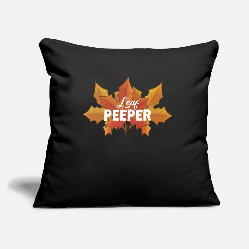 Leaf Peeper Maple Foliage Leaf Peeping Sofa pillowcase 17,3'' x 17,3'' (45 x 45 cm)