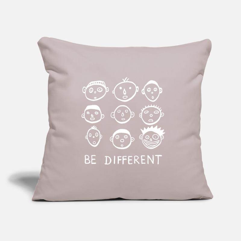Be different be different statement cool funny Sofa pillowcase 17,3'' x 17,3'' (45 x 45 cm)