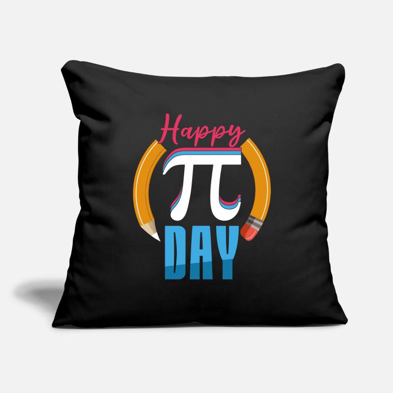 Happy Pi Day Math Fun Pencil Design Sofa pillowcase 17,3'' x 17,3'' (45 x 45 cm)