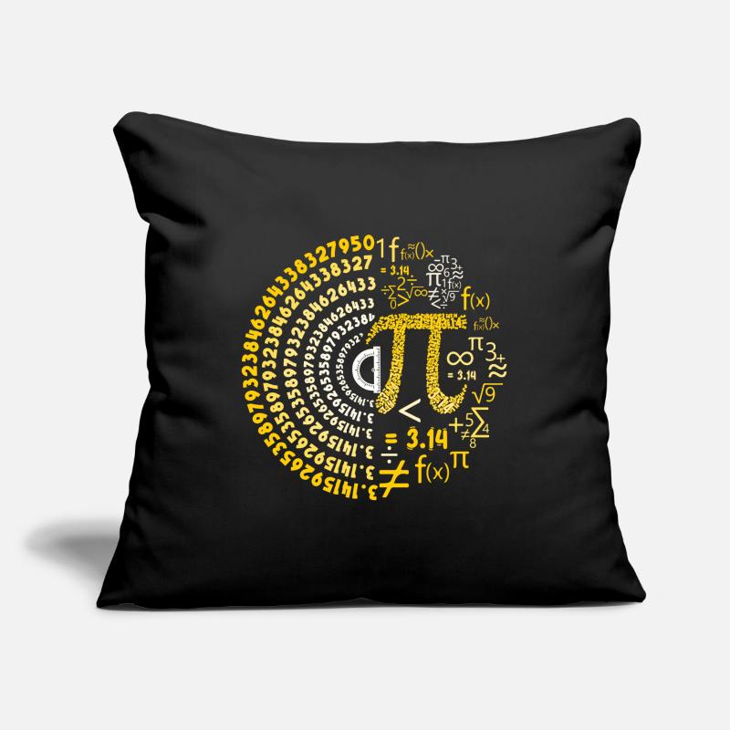 Pi Day Math Lover Spiral Design Sofa pillowcase 17,3'' x 17,3'' (45 x 45 cm)
