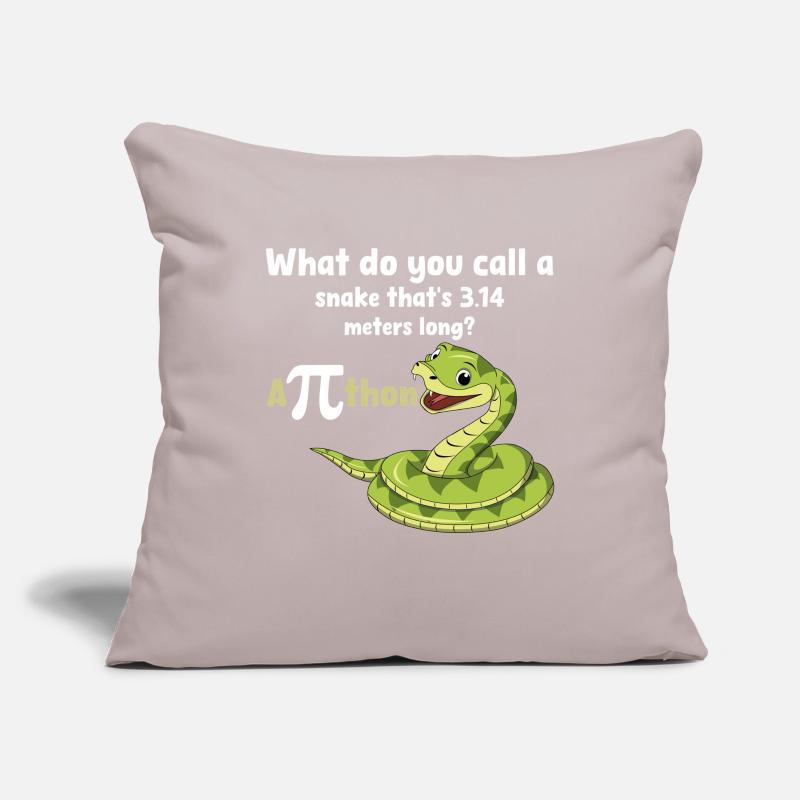 Pi-Tag Schlangenwitz Python Humor Sofakissenbezug 45 x 45 cm