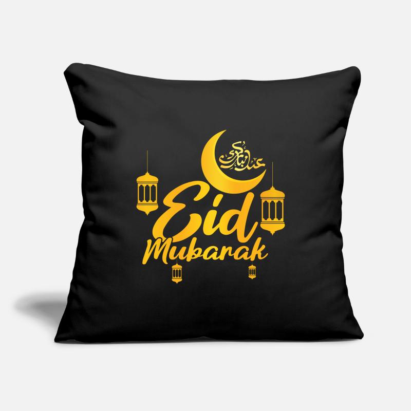 Eid Mubarak Solemn with lanterns Sofa pillowcase 17,3'' x 17,3'' (45 x 45 cm)