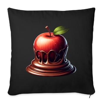 Chocolate Apple Fusion Melting Design - Sofa pillowcase 17,3'' x 17,3'' (45 x 45 cm) - black - Front