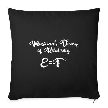 Music Music Formula Science Dire Cadeau - Housse de coussin décorative 45 x 45 cm - noir - Devant
