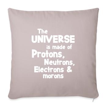 Wissenschaft Neutron Spruch Chemie Geschenk - Sofakissenbezug 45 x 45 cm - helles Taupe - Vorne