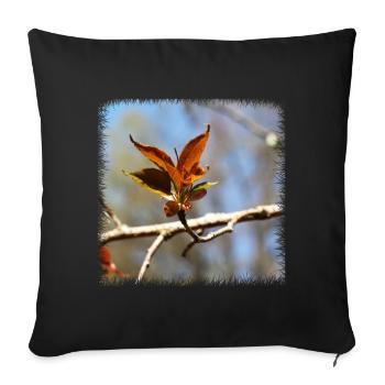 nature - Sofa pillowcase 17,3'' x 17,3'' (45 x 45 cm) - black - Front