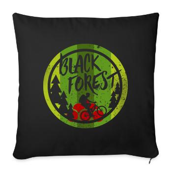 Black Forest - Sofakissenbezug 45 x 45 cm - Schwarz - Vorne