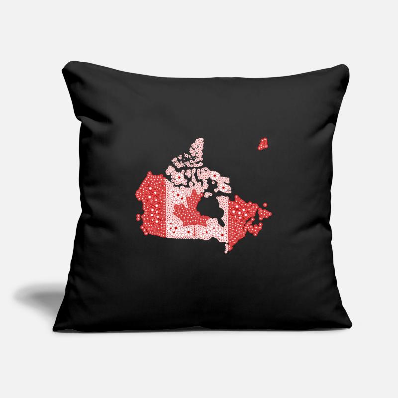 Drapeau canadien | drapeau canadien Housse de coussin décorative 45 x 45 cm