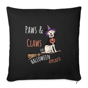 HALLOWEEN - Paws & Claws for Applause - Sofakissenbezug 45 x 45 cm - Schwarz - Vorne