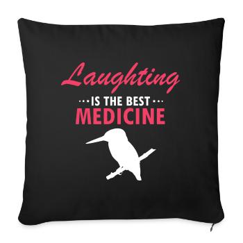 Kookaburra Design et Kookaburra Dicton - Housse de coussin décorative 45 x 45 cm - noir - Devant