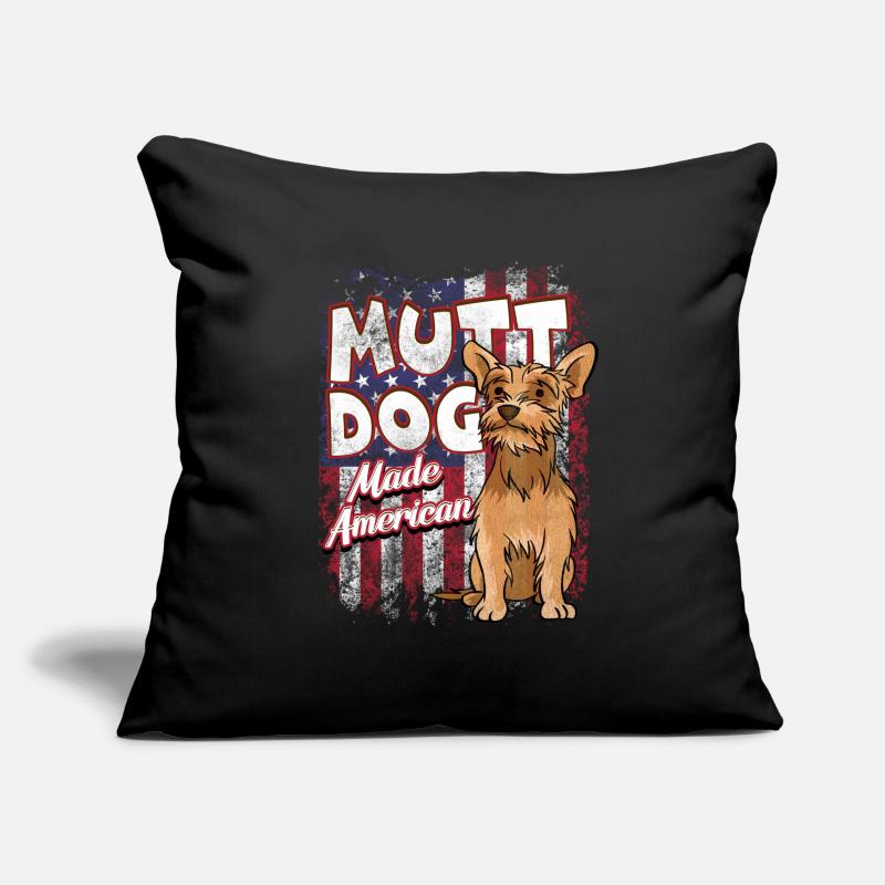 MUTT American Made Tea Awesome Mutt Dog Sofa pillowcase 17,3'' x 17,3'' (45 x 45 cm)
