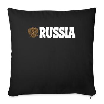 RUSSIE RUSSIE! - Housse de coussin décorative 45 x 45 cm - noir - Devant