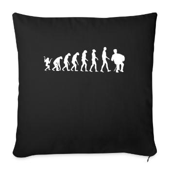 Accordion Accordion Evolution Music new gift - Sofa pillowcase 17,3'' x 17,3'' (45 x 45 cm) - black - Front