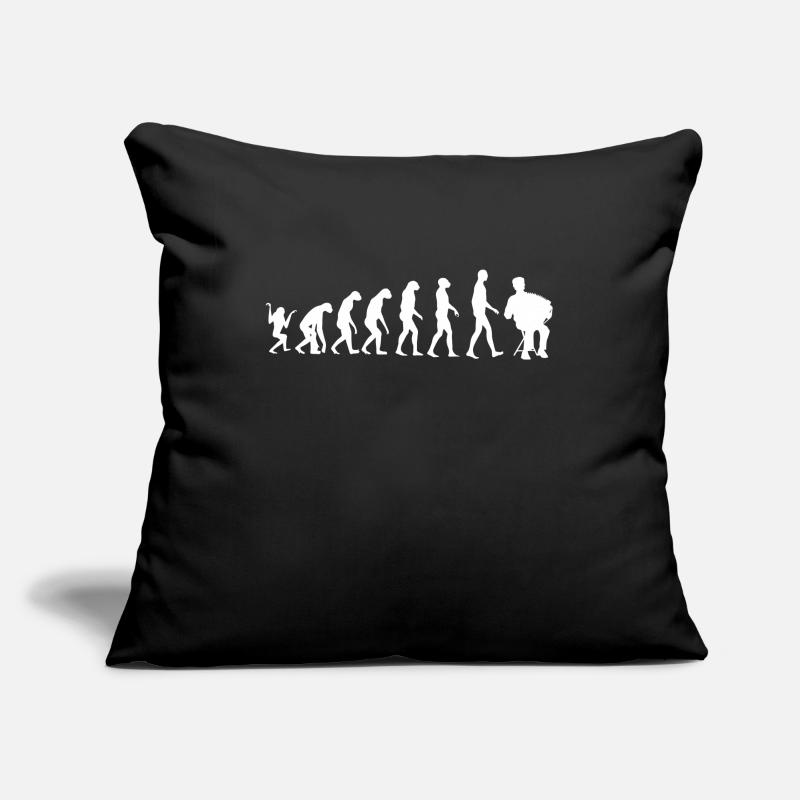 Accordion accordéon nouvelle musique d’évolution cadeau Housse de coussin décorative 45 x 45 cm
