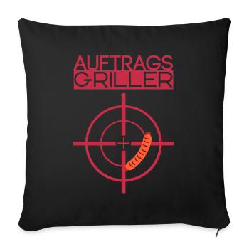 Order Griller Roast Grate - Sofa pillowcase 17,3'' x 17,3'' (45 x 45 cm) - black - Front