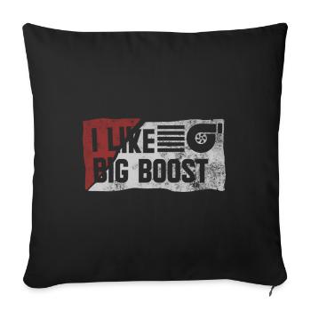 I Like Big Boost - Housse de coussin décorative 45 x 45 cm - noir - Devant