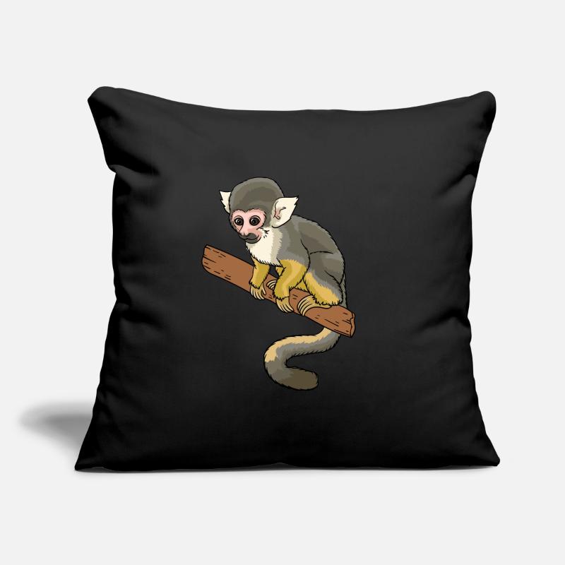 Squirrel monkey squirrel monkey primate Sofa pillowcase 17,3'' x 17,3'' (45 x 45 cm)