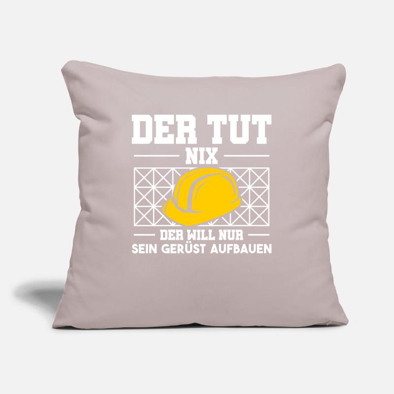 Bauarbeiter Gerüstbauer Arbeiter Gerüstbau Sofakissenbezug 45 x 45 cm