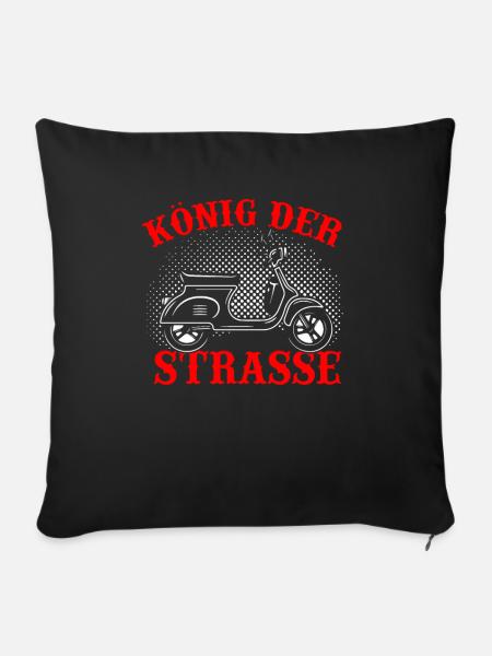 Roller - Sofakissenbezug 45 x 45 cm - Schwarz