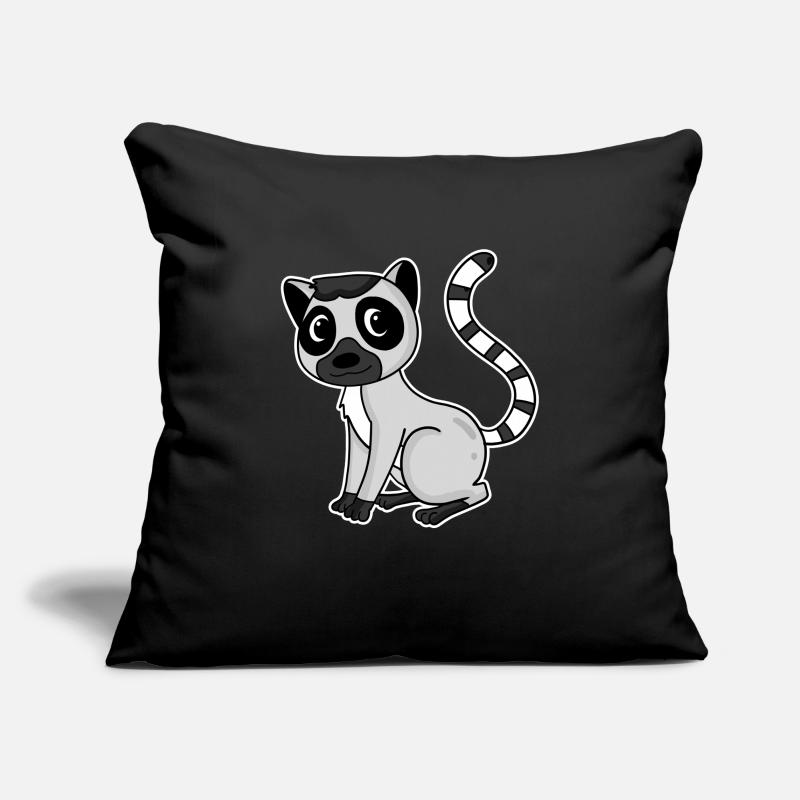 Lemur Primat Geschenk Sofakissenbezug 45 x 45 cm