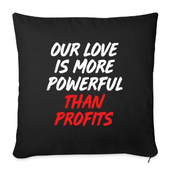 Communism Karl Marx Socialism Capital - Sofa pillowcase 17,3'' x 17,3'' (45 x 45 cm) - black - Front