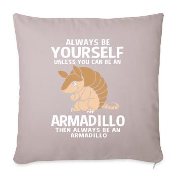 armadillo - Sofa pillowcase 17,3'' x 17,3'' (45 x 45 cm) - light taupe - Front