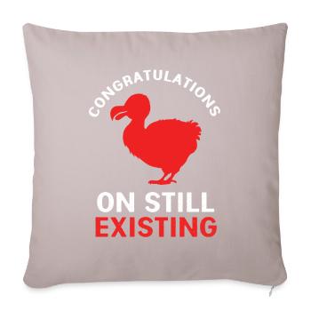 dodo - Sofa pillowcase 17,3'' x 17,3'' (45 x 45 cm) - light taupe - Front