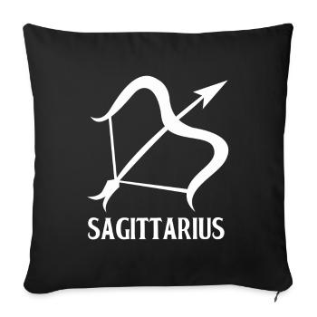 Tireurs Signes du zodiaque - Housse de coussin décorative 45 x 45 cm - noir - Devant