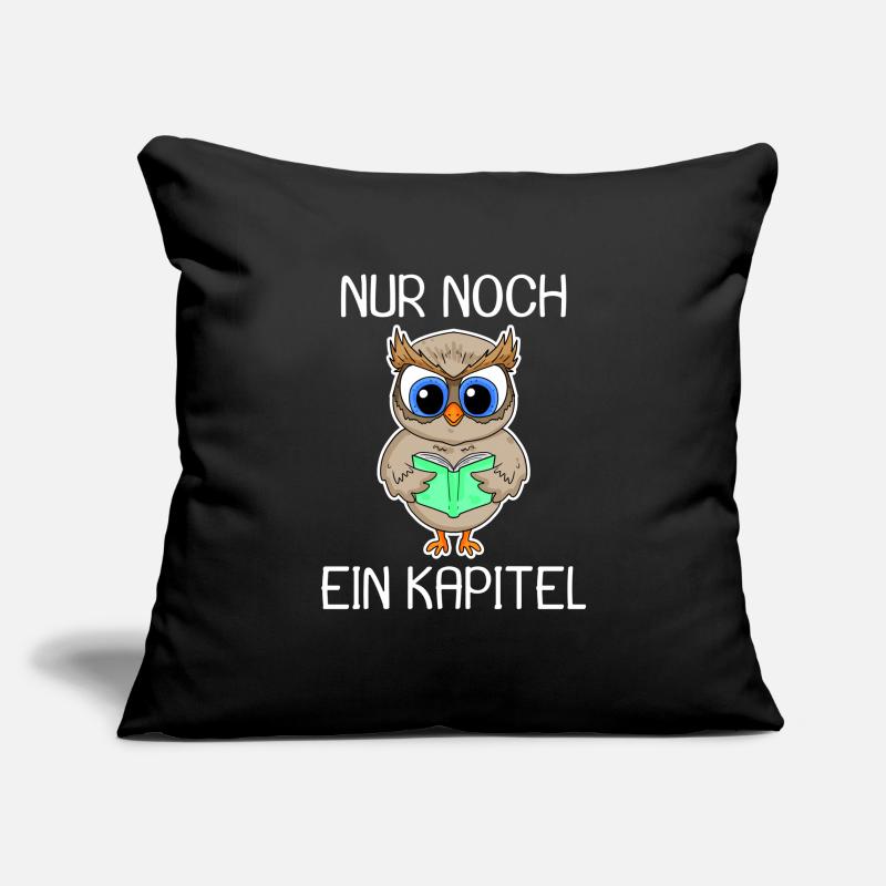 Eule Lesen Buch Bücher Sofakissenbezug 45 x 45 cm