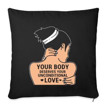 Depression Deppressive Psyche Therapy Bipolar - Sofa pillowcase 17,3'' x 17,3'' (45 x 45 cm) - black - Front