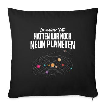 Astronomie - Sofakissenbezug 45 x 45 cm - Schwarz - Vorne
