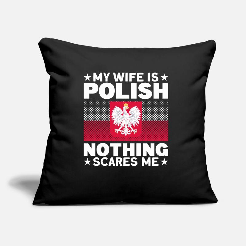 Pole Polnische Flagge Polen Geschenk Sofakissenbezug 45 x 45 cm