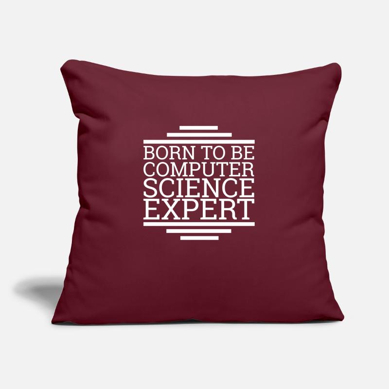 "Computer Science Expert Born | Informatik" Sofakissenbezug 45 x 45 cm