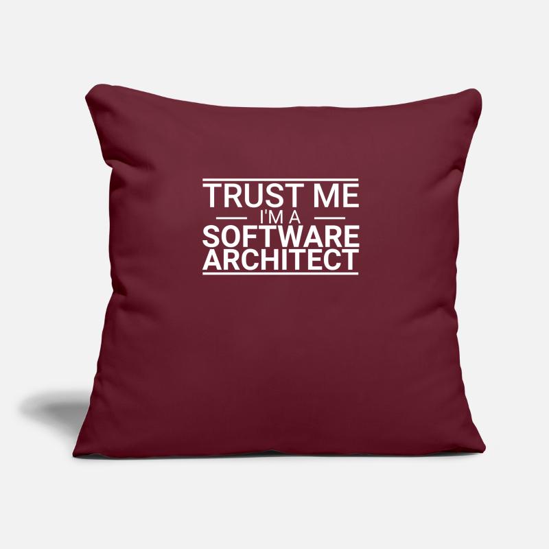 Software Architect Trust Me | Software Architektur Sofakissenbezug 45 x 45 cm