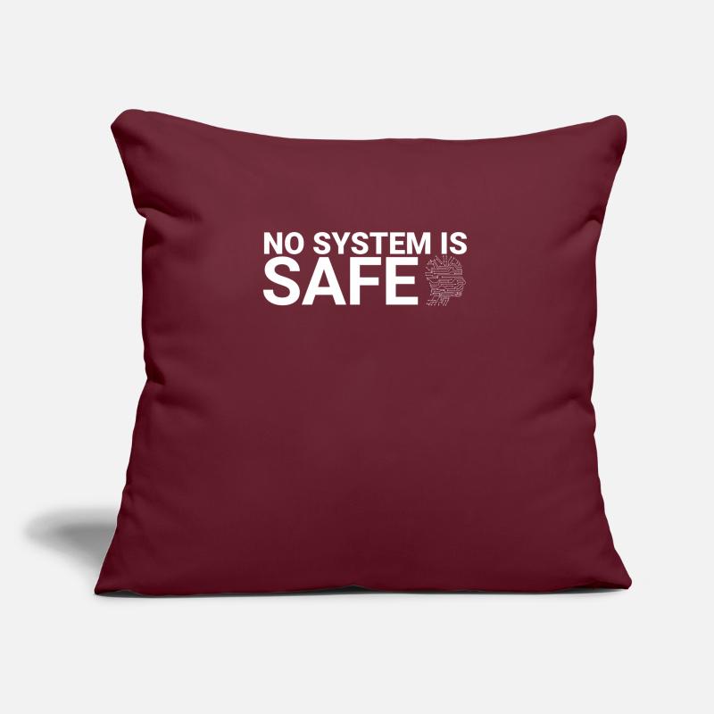 "Cyber Security Safe System | Cybersecurity" Sofa pillowcase 17,3'' x 17,3'' (45 x 45 cm)