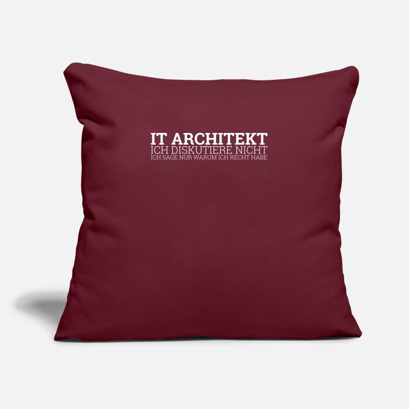 "IT-Architekt Diskutiere | IT-Architektur" Sofakissenbezug 45 x 45 cm