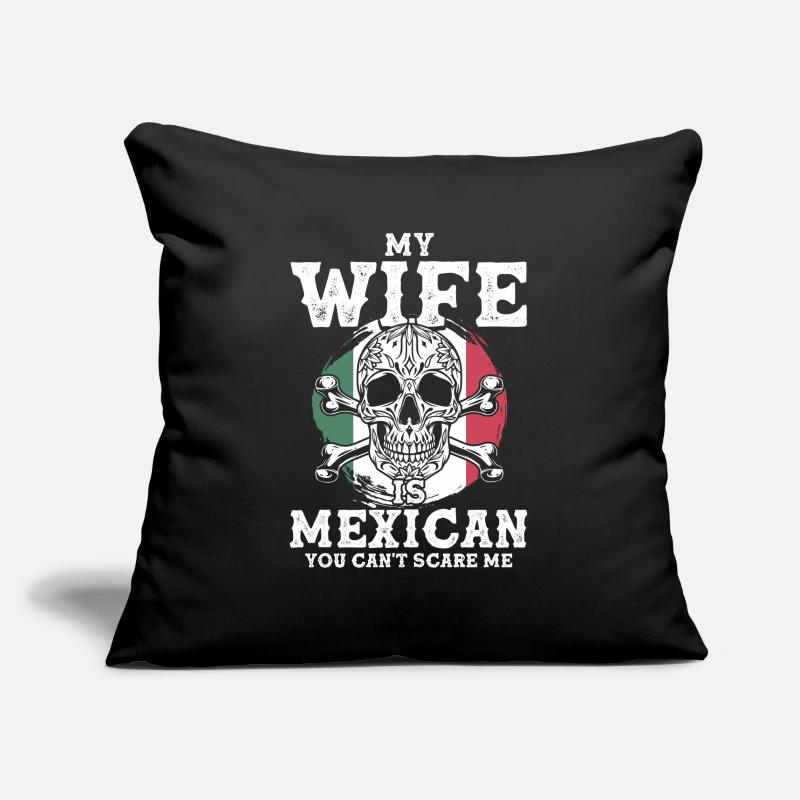 Fier mexicain Drapeau mexicain mexicain Housse de coussin décorative 45 x 45 cm